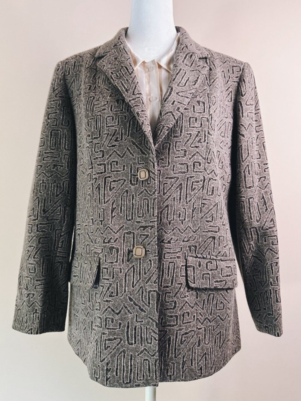 Vintage Pattern Blazer